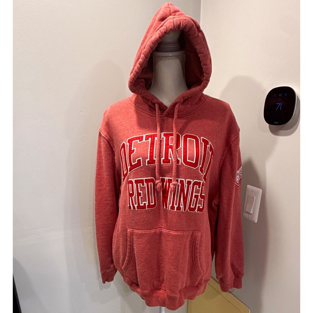 Mitchell & Ness Detroit Red Wings Red Pullover Hoodie, Size XL